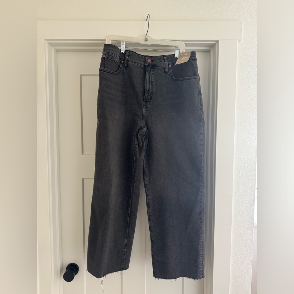Madewell perfect vintage wide-leg crop jean
